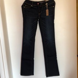 American eagle kick boot dark wash jeans